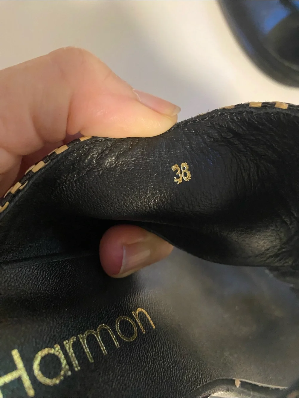 Noa Harmon Black & Natural Woven Slide Sandals, Never Worn , Size 38